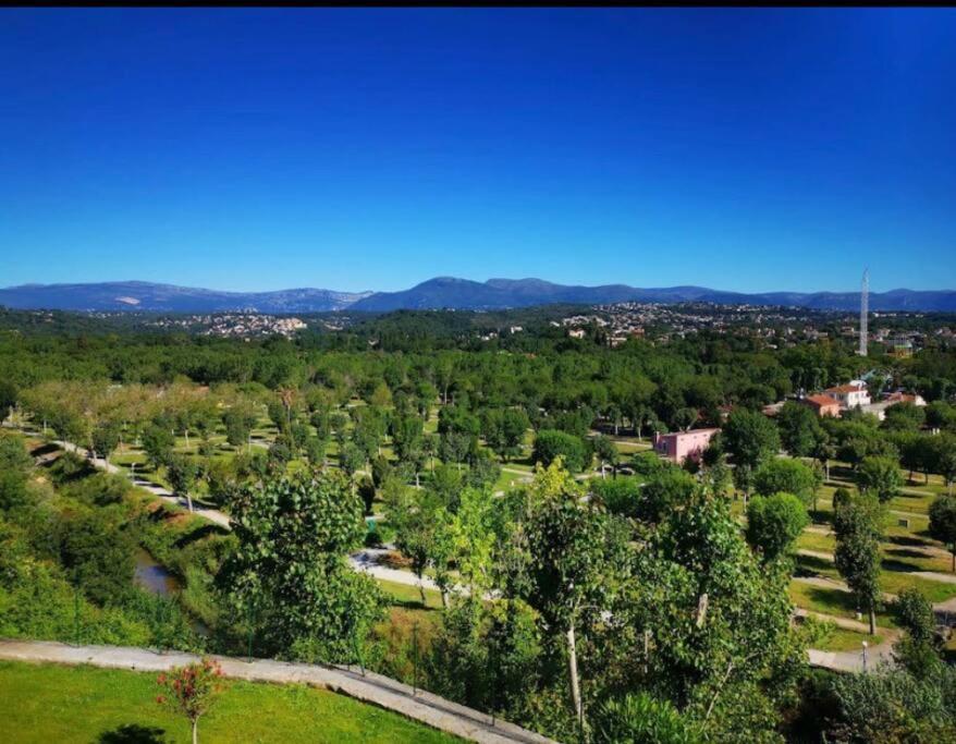 Superbe Appartement, Piscine, Vue Mer Et Montagnes アンティーブ エクステリア 写真