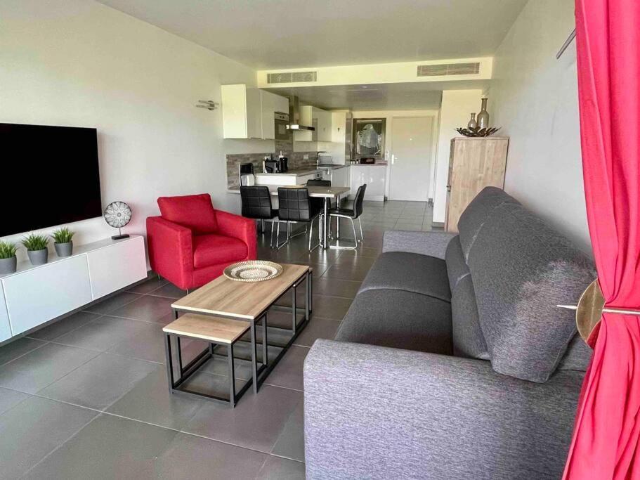 Superbe Appartement, Piscine, Vue Mer Et Montagnes アンティーブ エクステリア 写真